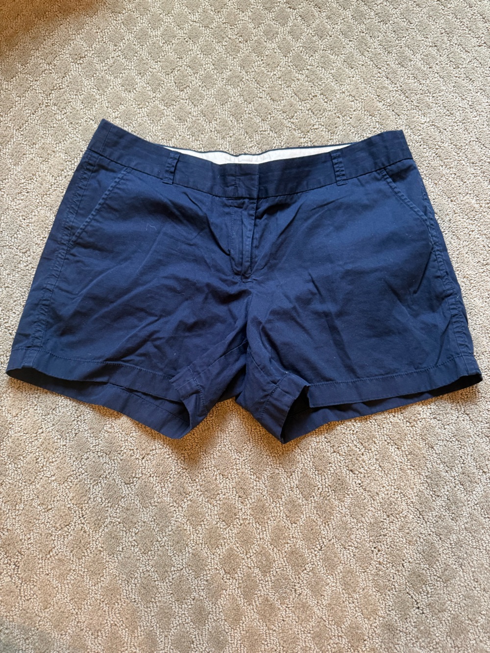 J. Crew Navy Cotton Blend Women's Shorts